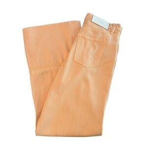 7 For All Mankind Women's Peach Wide Leg Pants‎ Size 24 Summer Spring Colorful